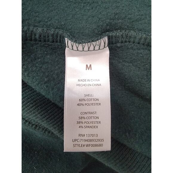 Wildfox Sweatshirt M Extra Dirty Bailey Sweater Pine Grove Green Olive Martini - Picture 8 of 8